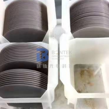 ویفر لیتیوم تانتالات 6 اینچی 0.5 میلی متری برای اپتیک غیرخطی، حسگرهای مادون قرمز غیرفعال
