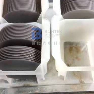 ویفر لیتیوم تانتالات 0.25mm 42°Y برای مبدل های سنسورهای پیزوالکتریک