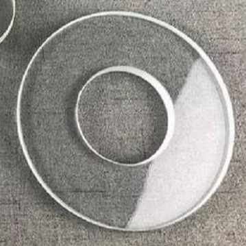 کریستال کوارتز مصنوعی حلقه ای برش Y / X-Cut برای برش ضخامت حسگر فشار
